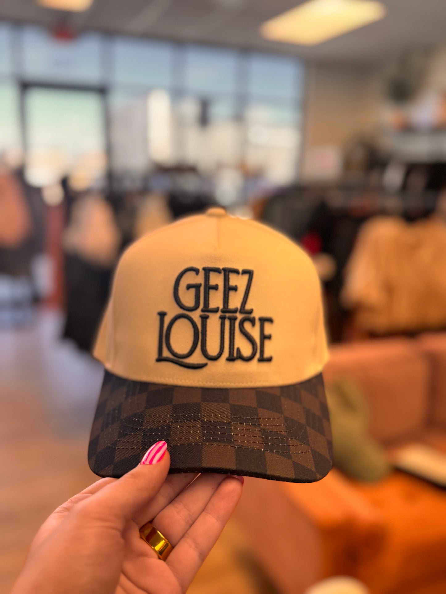 Geez Louise Embroidered Hat