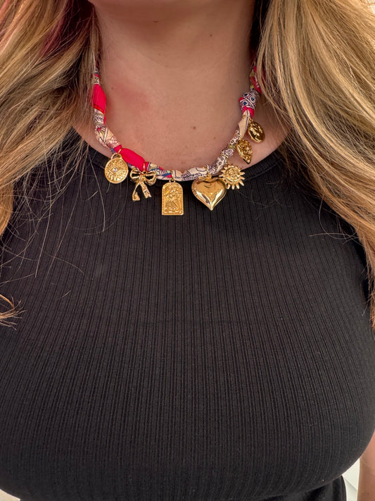 Scarf Charm Necklace (Assorted Styles)