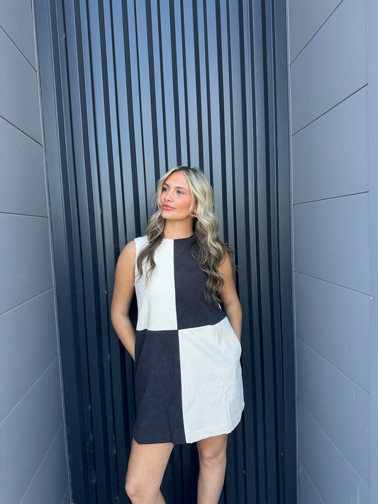 Block Midi Dress