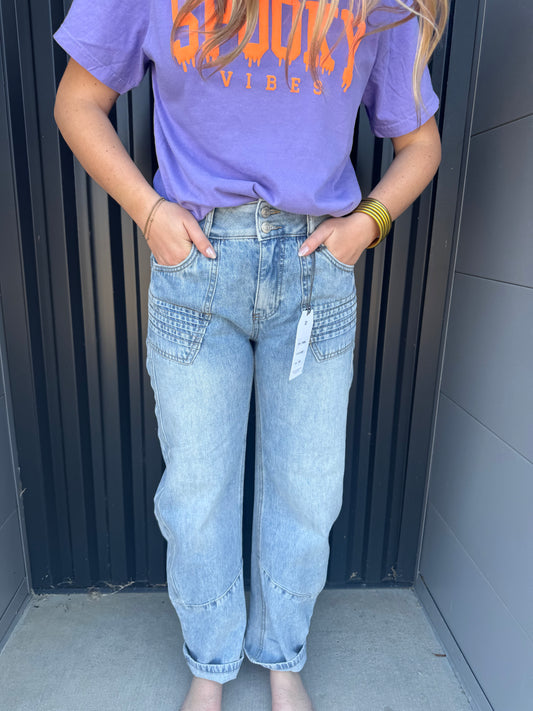 Saige Barrel Jean