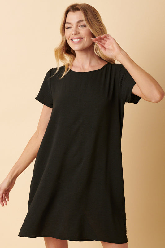 Black Air Flow Dress