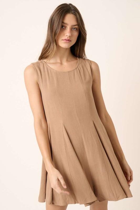Tan Wide Leg Romper