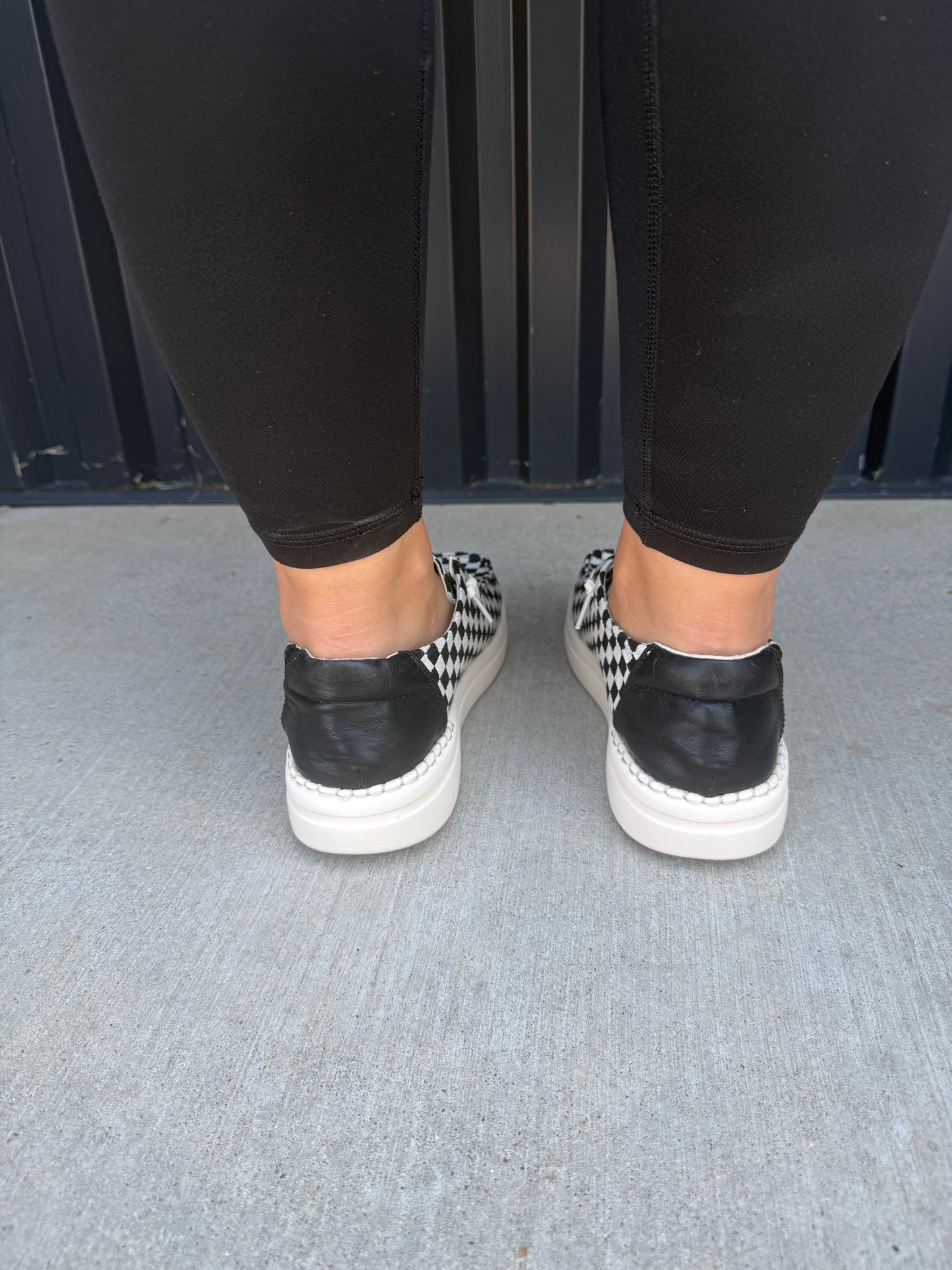 Checkered Casual Slip On