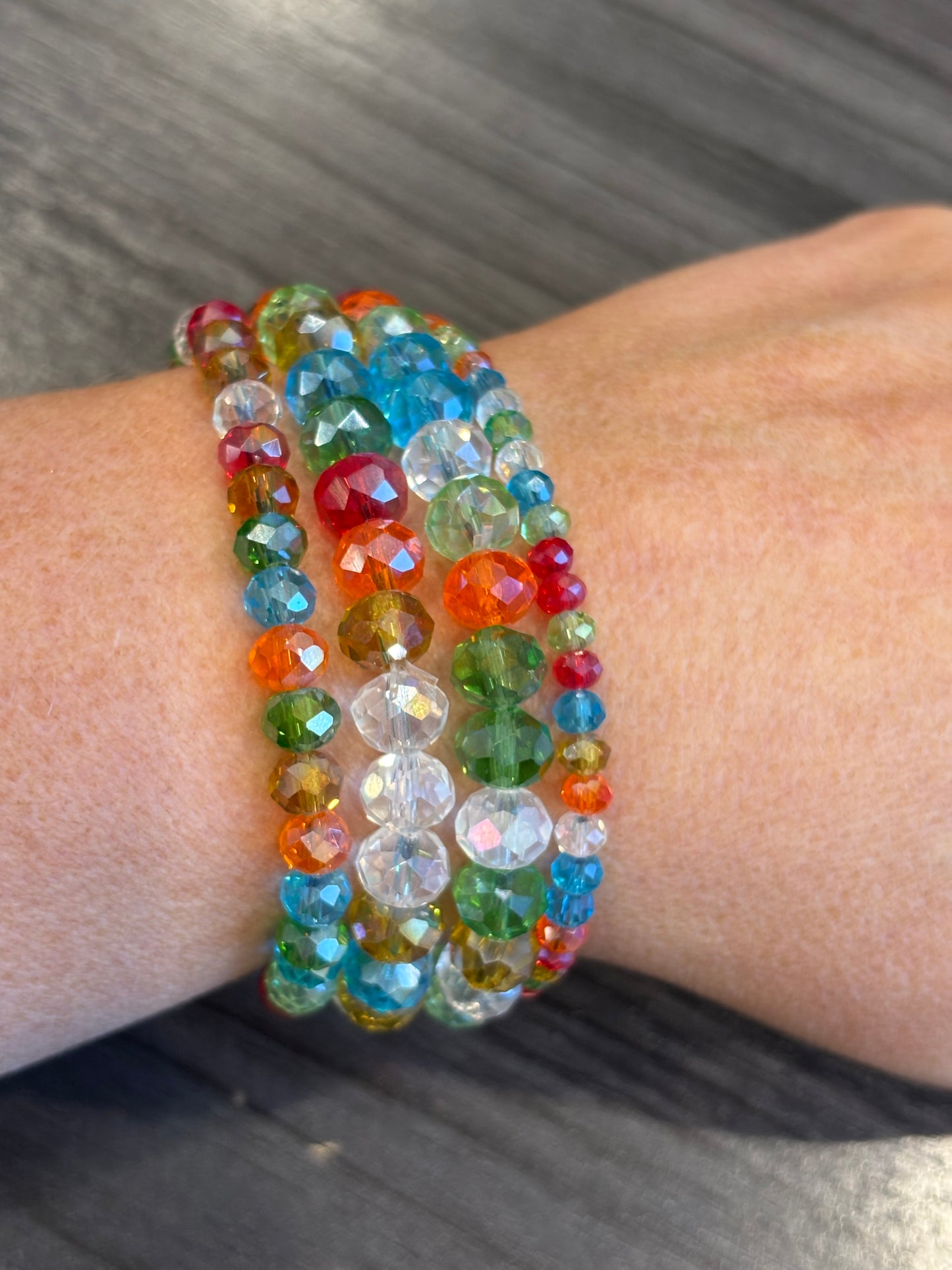 Multi- Color Beaded Bracelet