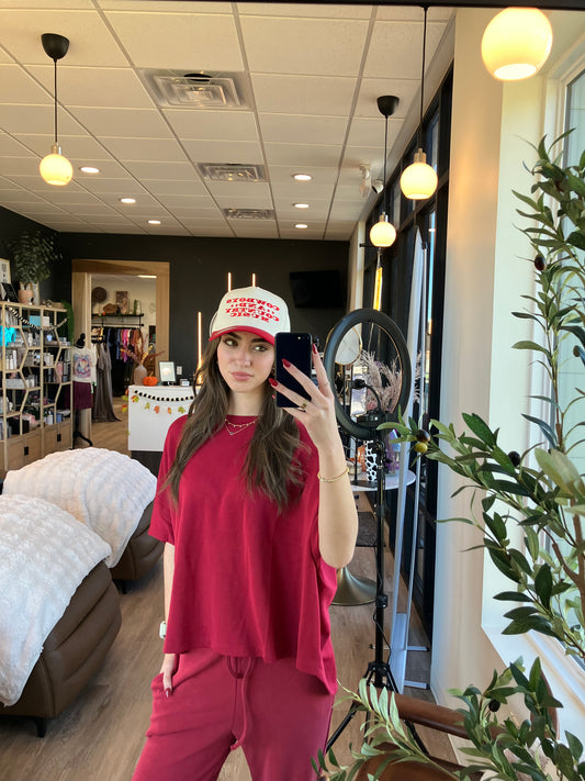 Red Modal Lounge Set