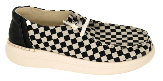 Checkered Casual Slip On