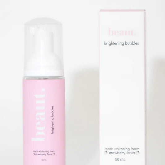 Beaut strawberry teeth brightening bubbles