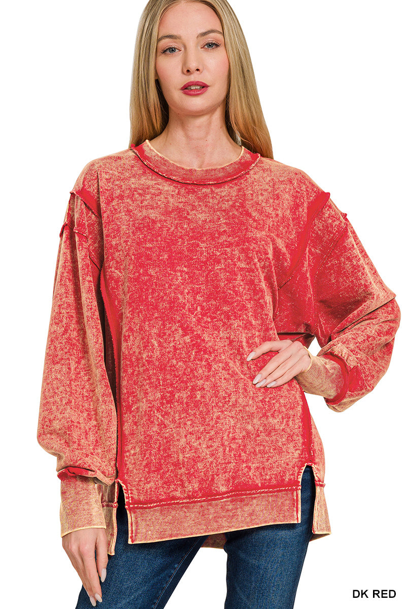 Exposed Seam Sweater (multiple colors)