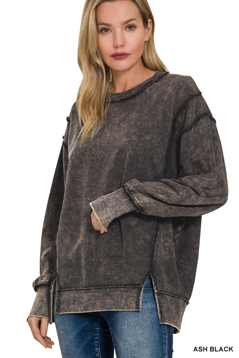 Exposed Seam Sweater (multiple colors)