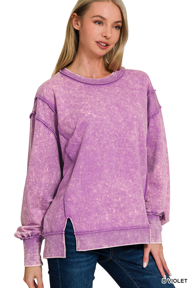 Exposed Seam Sweater (multiple colors)