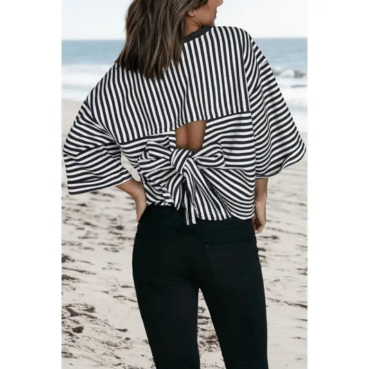 Back Bow Cutout Black