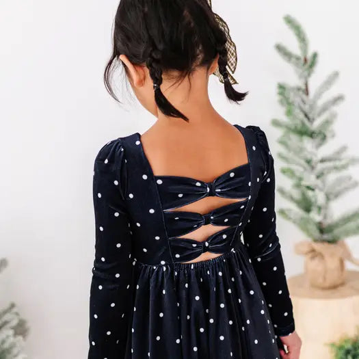 Black Dottie Dress