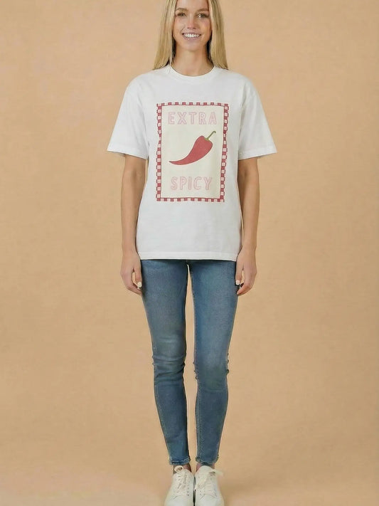 Extra Spicy Chili Pepper Graphic Tee