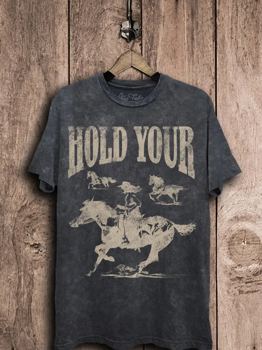 Hold Your Horses Graphic Tee