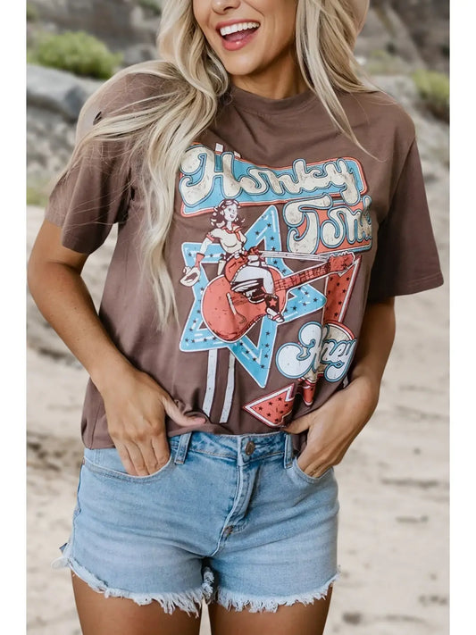 Honky Tonk Honey Graphic T-Shirt