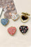 Floral Heart Shaped Mini Mirror