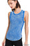 Ribbed Sleeveless Tank Top Ocean