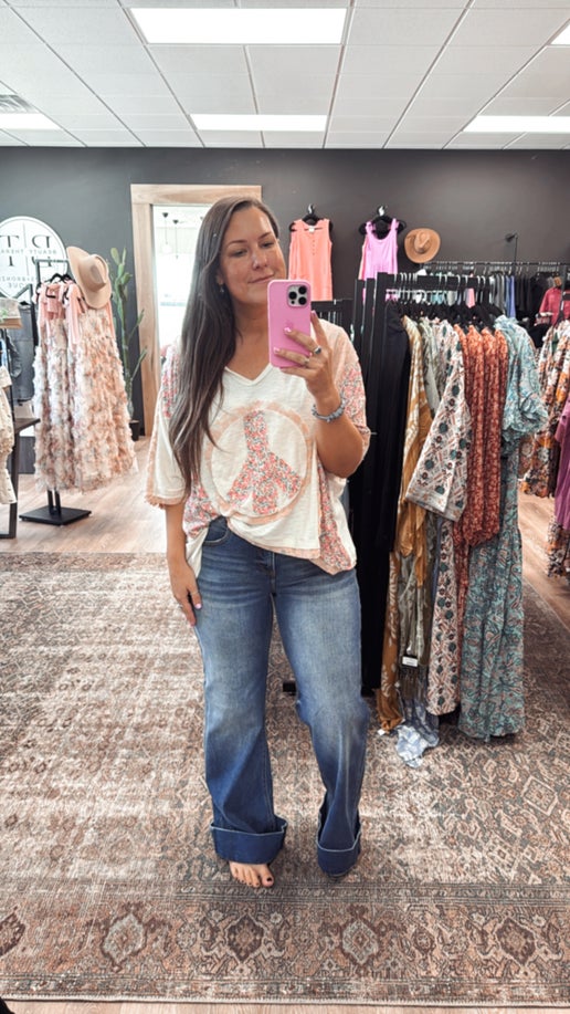 High-Rise Cuffed Jeans | Risen Jeans