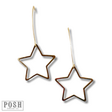 Gold Star Earings