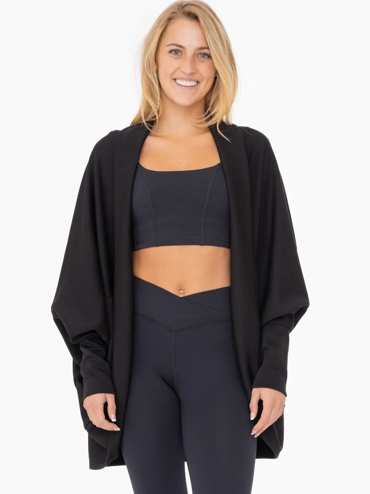 Black Workout Cardigan
